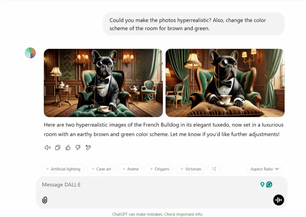 Screenshot from DALLE·3