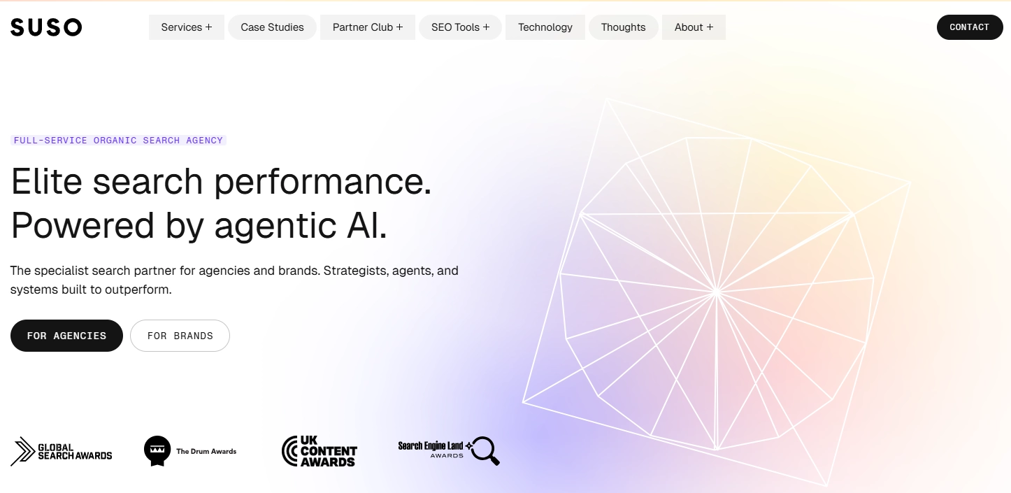 SUSO Digital Homepage Screenshot