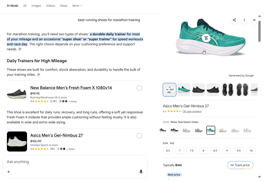 Google's agentic checkout