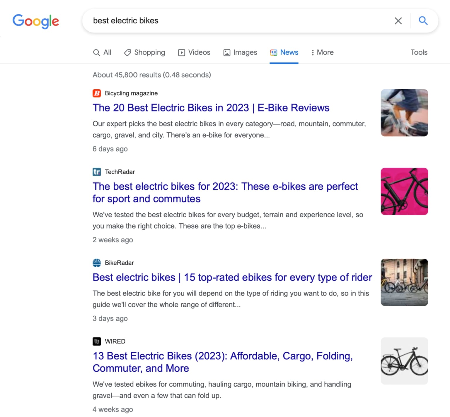 search results for best electric bikes