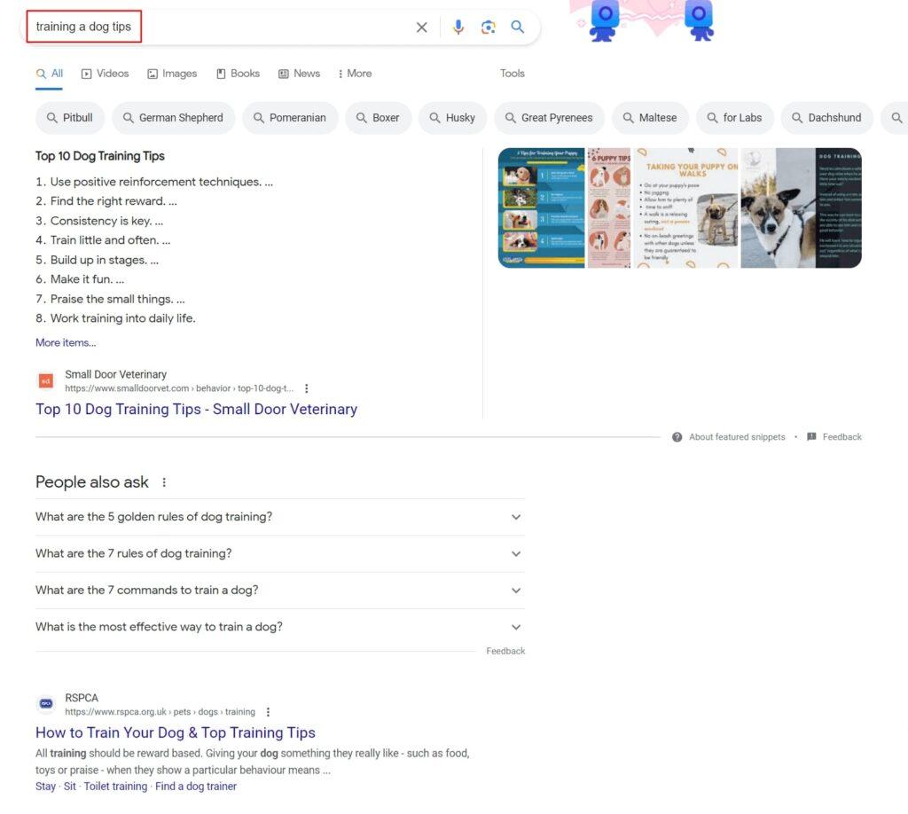 broad search keyword