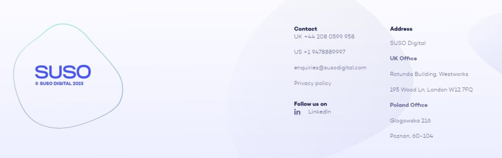 footer navigation menu