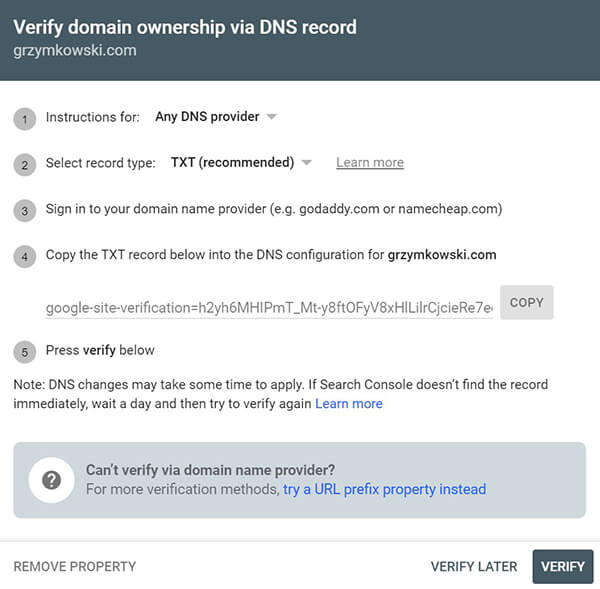 Google Search Console (GSC)