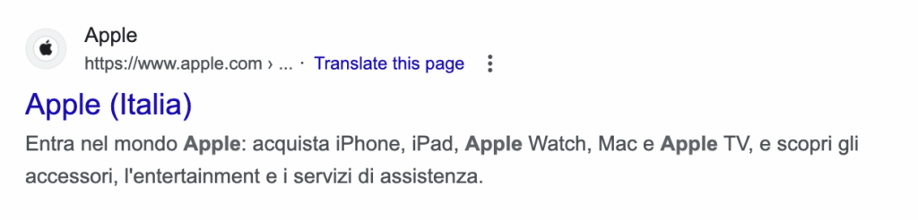 search results for italian hreflang