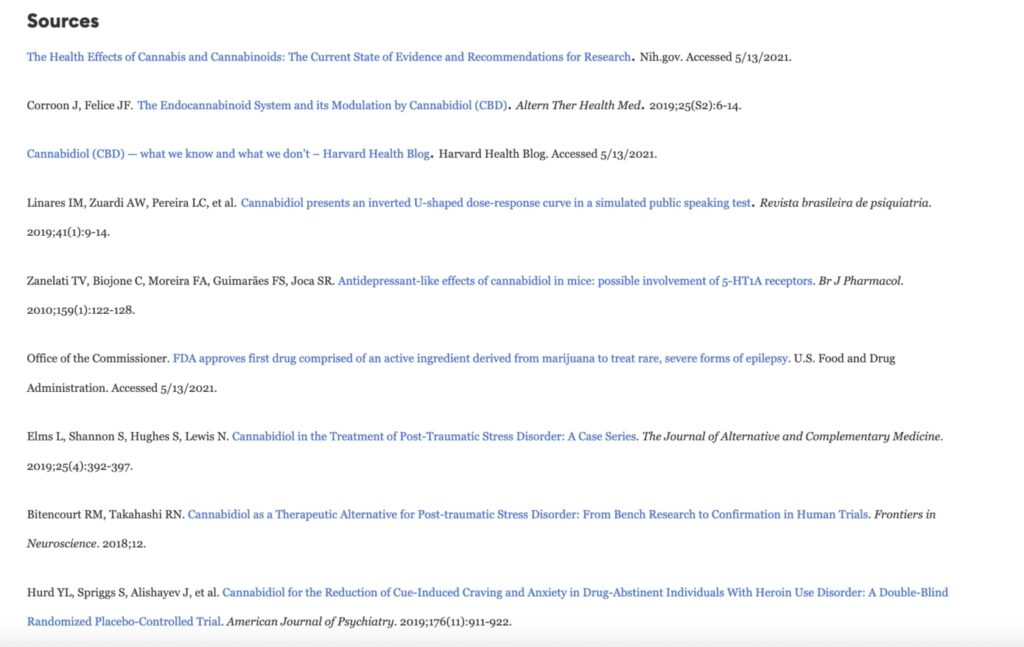 sources (reference links)
