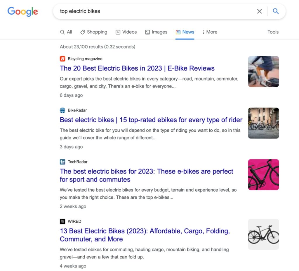 search results for top electric bikes