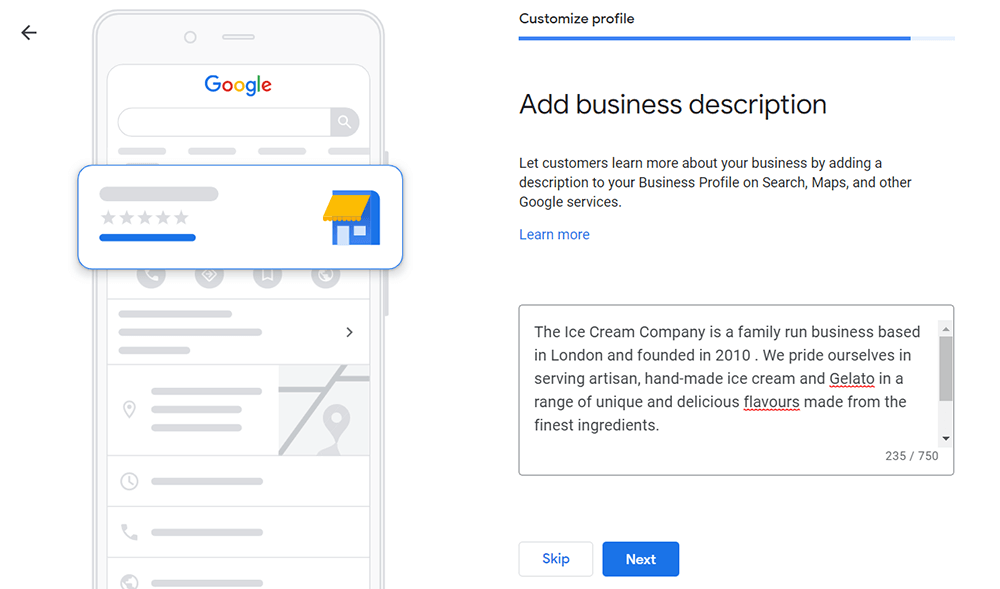 optimise business description