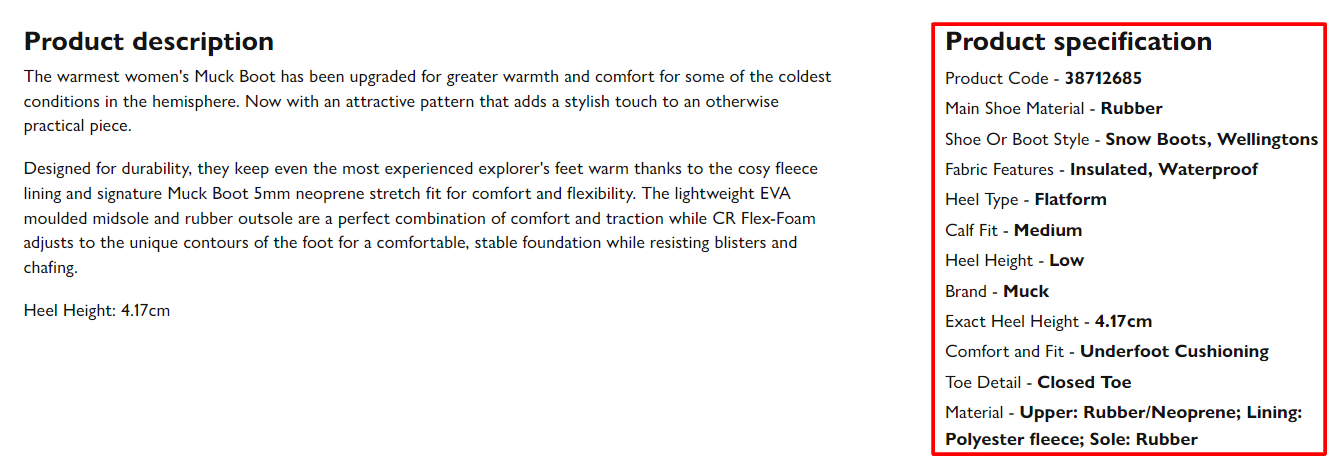 highlight the core features