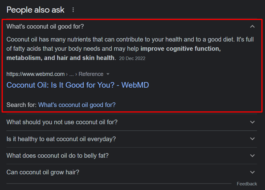 expand people also ask results