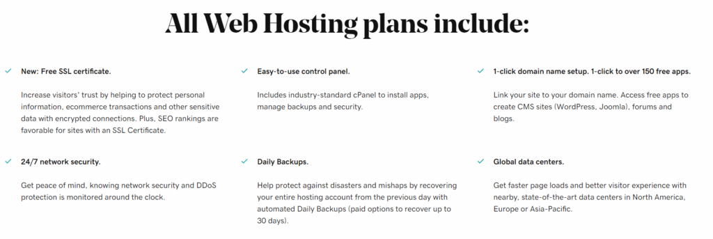 godaddy web hosting offer