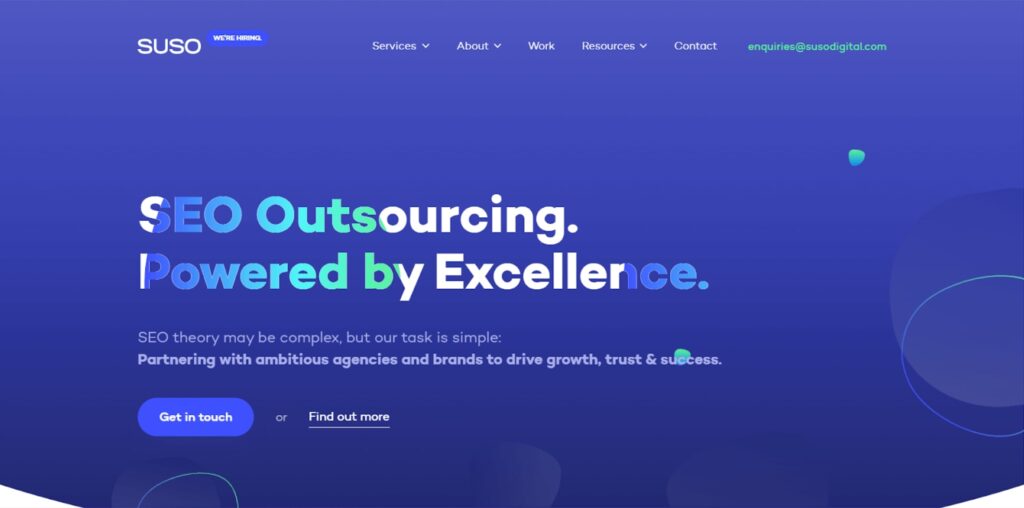 SUSO Digital homepage
