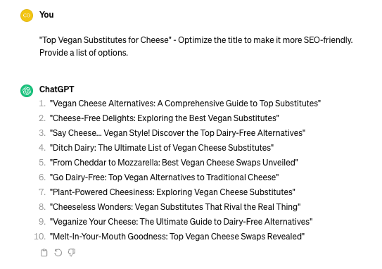 Optimising Page Titles