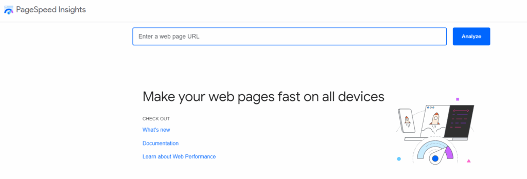 page speed insights