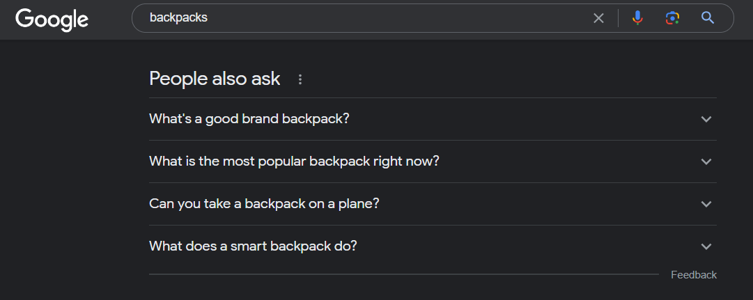 People Also Ask Seed Keyword