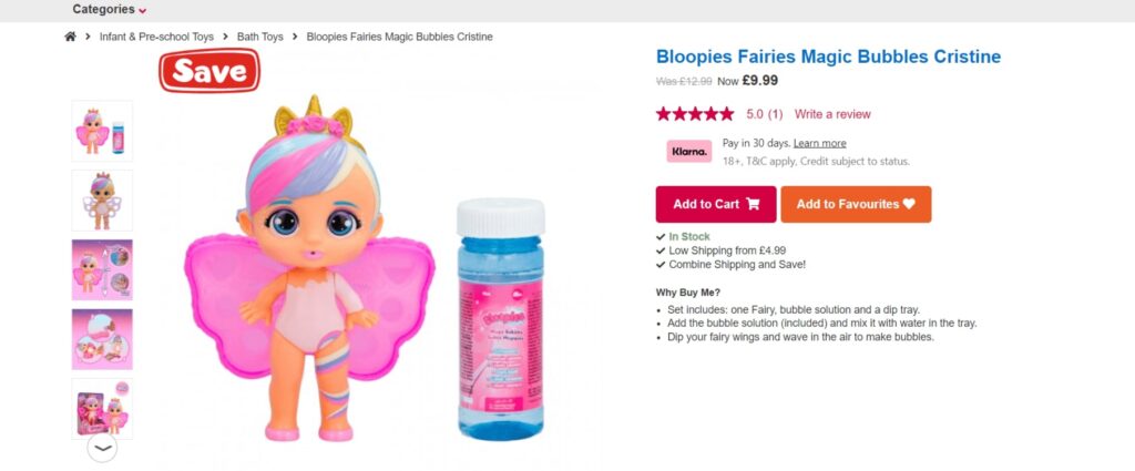 Product Detail Page