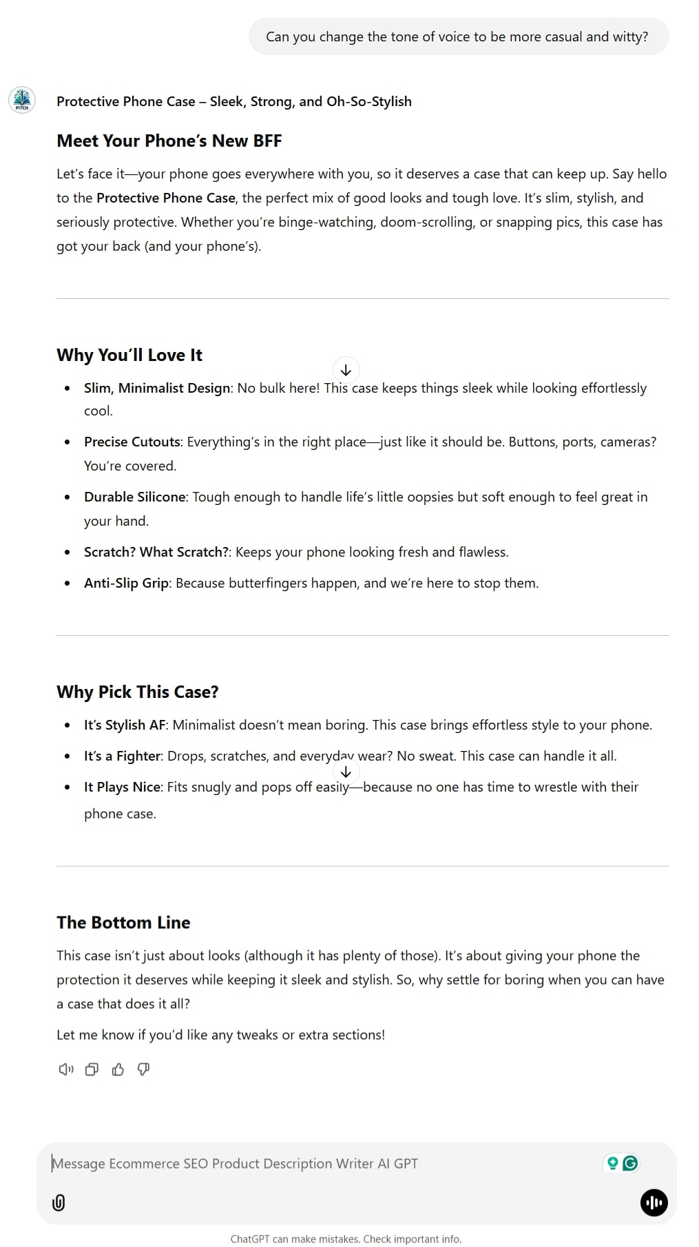 Refine the Text