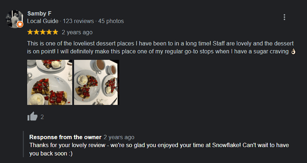 respond to reviews in your Google Business Profile