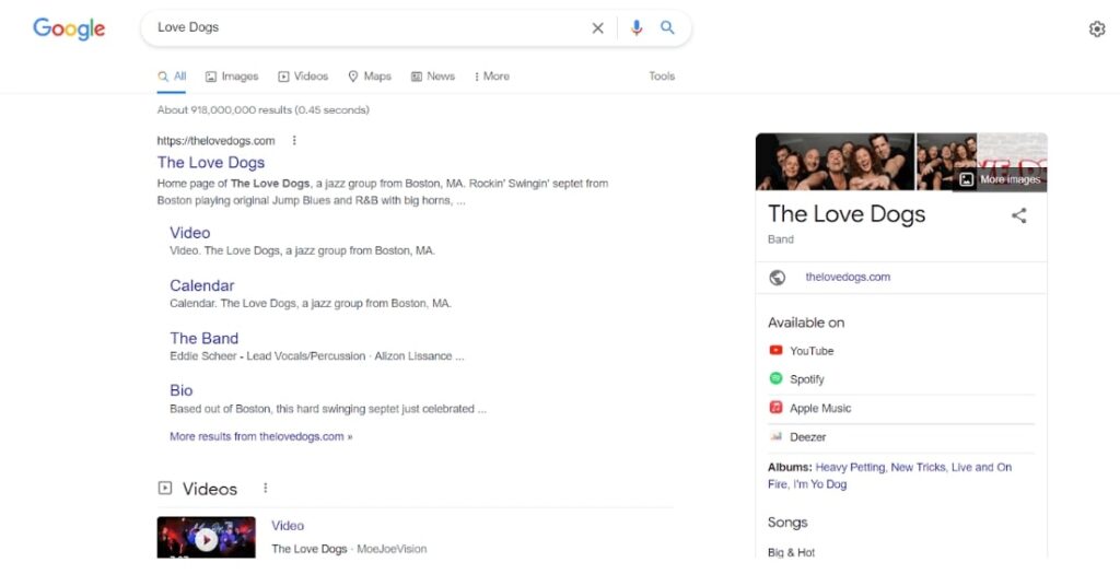 syntax of search