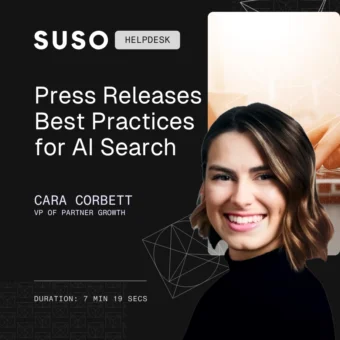 Press releases best practices for AI search visibility