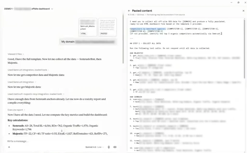 GEO and Digital PR analysis in Claude using Otterly MCP